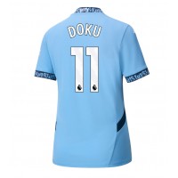 Manchester City Jeremy Doku #11 Kotipaita Naiset 2024-25 Lyhythihainen